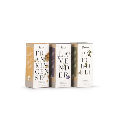 Essential Oils Skin Friendly 3 Set - Lavender, Frankincense, Patchouli - Sacred Soul Holistics